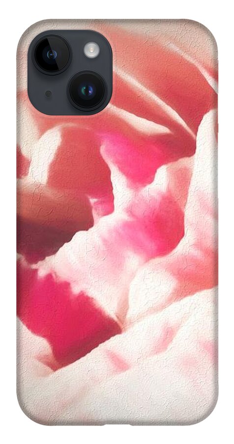 Pink Ranunculus iPhone 14 Case featuring the photograph Pale Pink Ranunculus Flower by Rebecca Herranen