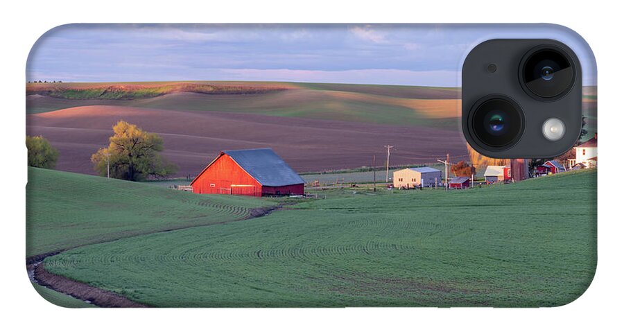 Landscape iPhone 14 Case featuring the photograph Palouse Barn #1 by Greg Waddell