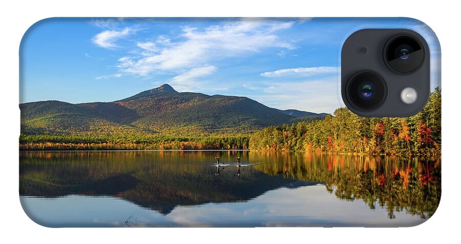 Lake Chocorua Nh iPhone 14 Case featuring the photograph Paradise Paddle 1 by Michael Hubley