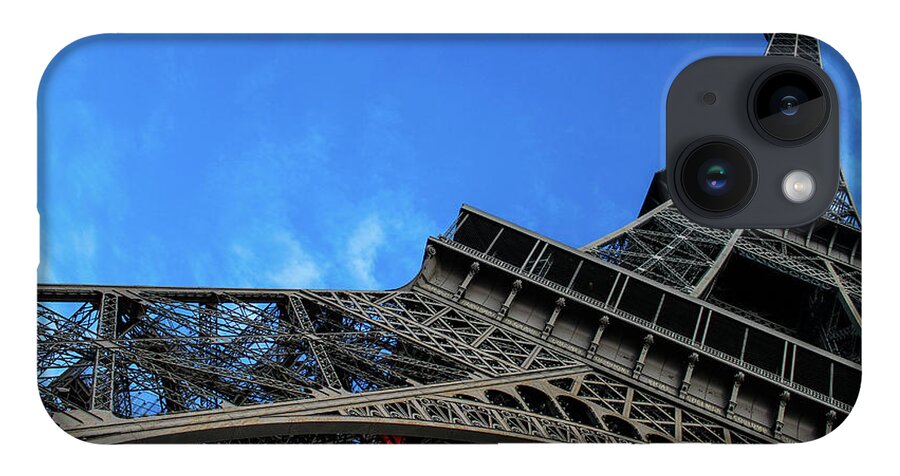 Paris iPhone 14 Case featuring the photograph Paris Eiffel Tower by Wilko van de Kamp Fine Photo Art