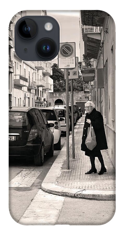 Street Scene iPhone 14 Case featuring the photograph Passing Through by Michael Gerbino