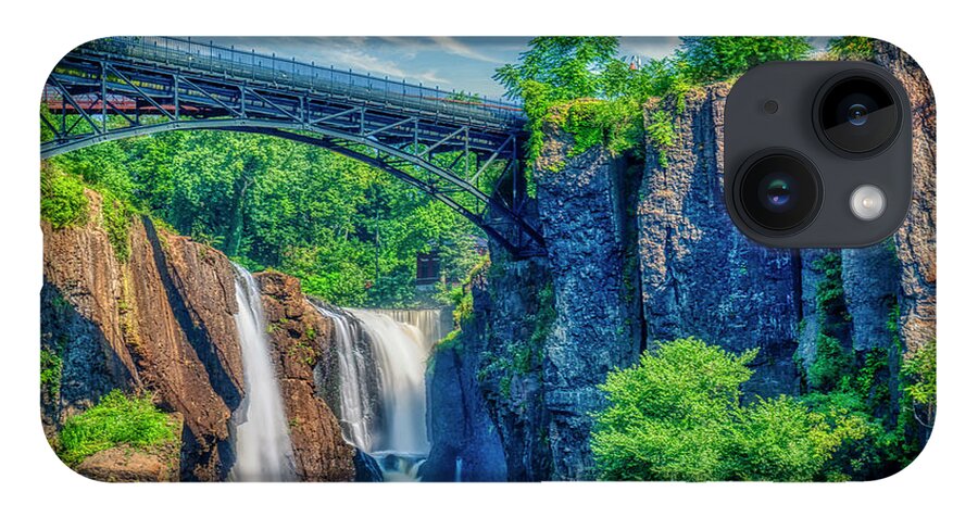 Great Falls iPhone 14 Case featuring the photograph Paterson Great Falls by Penny Polakoff