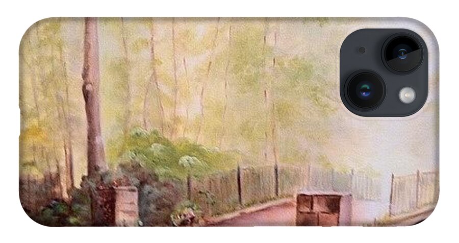 Pathways iPhone Case featuring the painting Path to Peace by Juliette Becker