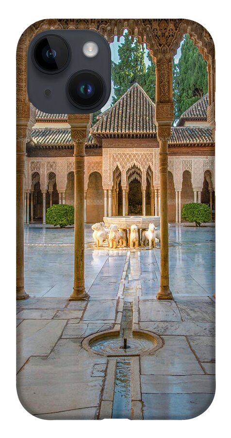 Courtyard Of The Lions iPhone 14 Case featuring the photograph Patio de Los Leones by Rebecca Herranen
