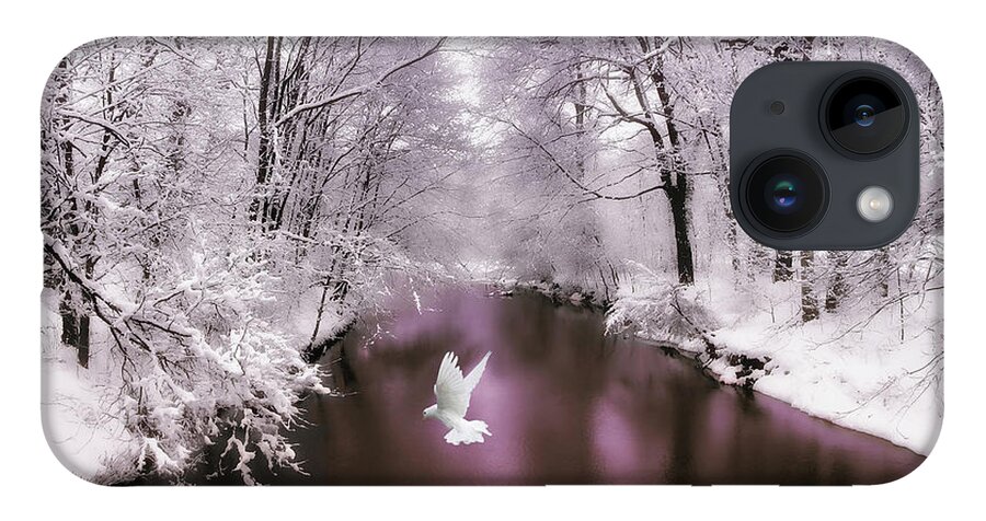 Snow iPhone 14 Case featuring the photograph Peace on Earth  by Jessica Jenney