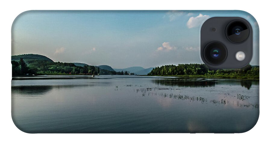 Adirondacks iPhone 14 Case featuring the photograph Peaceful Brant Lake NY by Louis Dallara