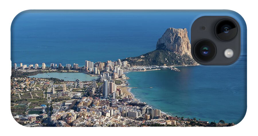 Spain iPhone 14 Case featuring the photograph Penon de Ifach and Calpe by Adriana Mueller