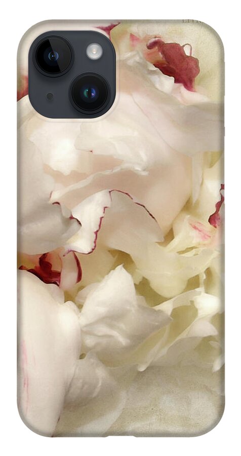 Flower iPhone 14 Case featuring the photograph Peony - French Papers by Karen Lynch