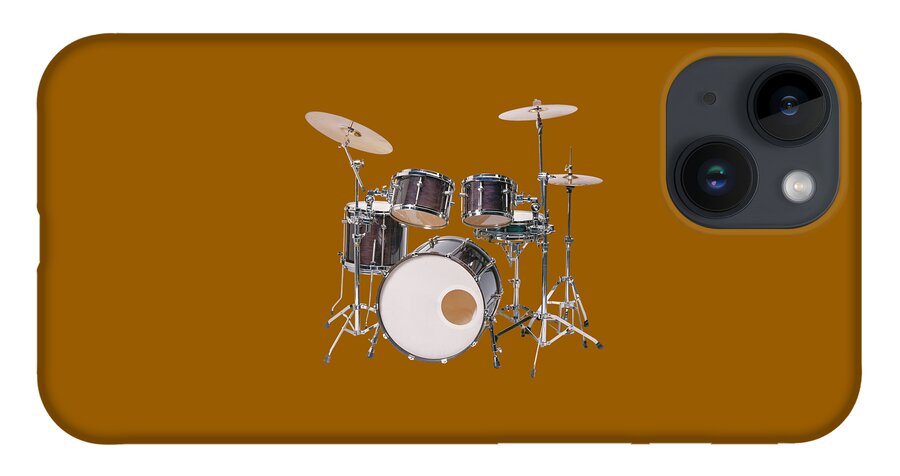 Drums iPhone 14 Case featuring the photograph Percussion by Nancy Ayanna Wyatt
