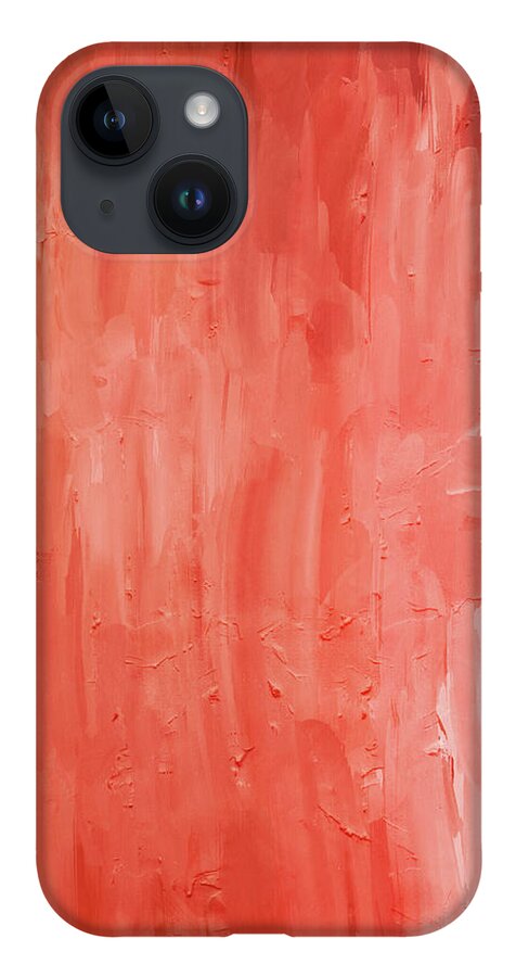 Abstract iPhone Case featuring the mixed media Petals- Art by Linda Woods by Linda Woods