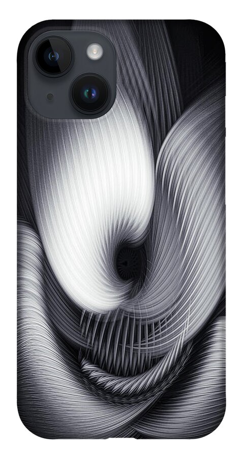 Abstract iPhone 14 Case featuring the photograph Pixels Trinity 181 by Philippe Sainte-Laudy