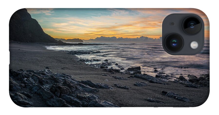 Central America iPhone 14 Case featuring the photograph Playa Escondida at sunrise-Samara-Costa Rica by Henri Leduc