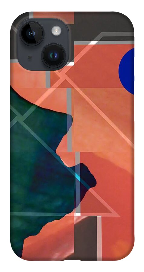 Abstract iPhone Case featuring the digital art Plots of Land by Jeremiah Ray