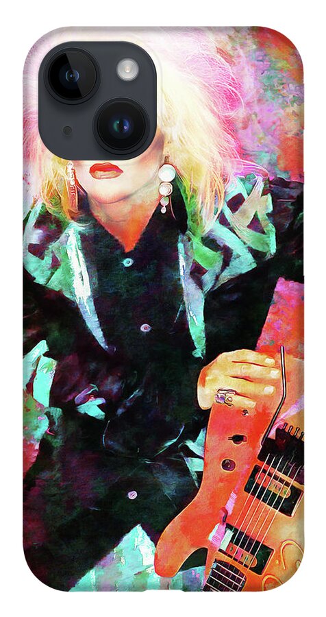 Poison Rock Band iPhone Case featuring the mixed media Poison CC DeVille Art Fallen Angel by The Rocker Chic