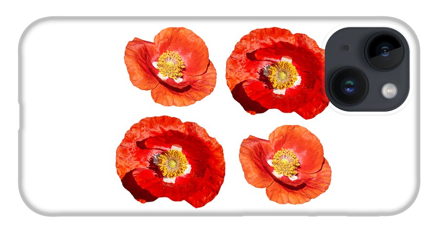 Ornamental Poppy iPhone 14 Case featuring the photograph Poppy Design 2021-1 by Thomas Young