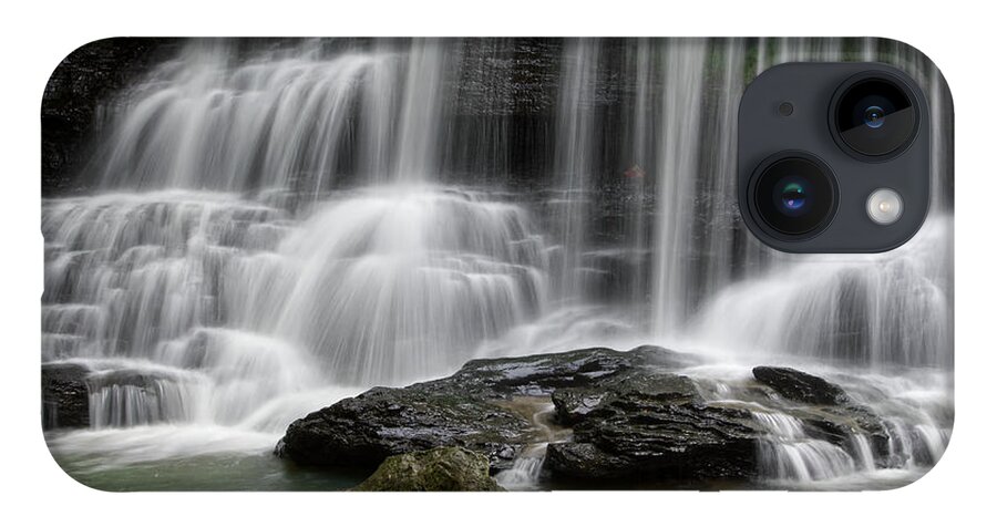 Waterfall iPhone 14 Case featuring the photograph Potter's Falls 11 by Phil Perkins