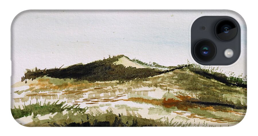 Dunes iPhone 14 Case featuring the painting Provincetown Race Point by Paul Gaj