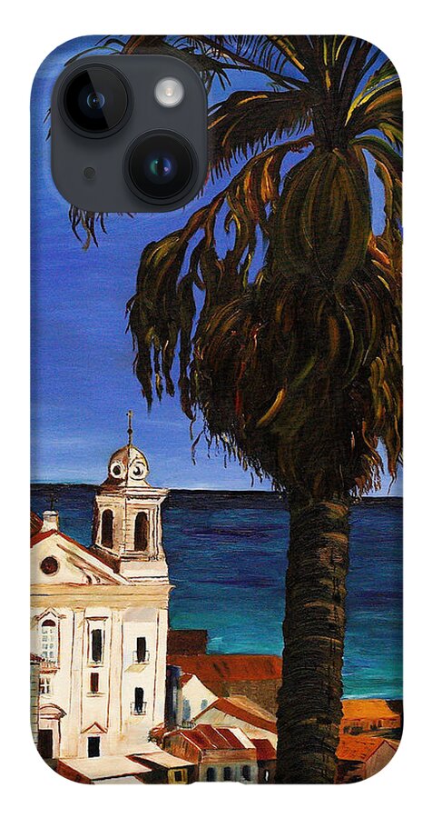 Puerto Rico iPhone 14 Case featuring the painting Puerto Rico Old San Juan by Modern Impressionism