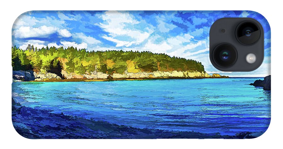 Maine Scenic iPhone 14 Case featuring the photograph Quiet Cove at Cutler by ABeautifulSky Photography by Bill Caldwell