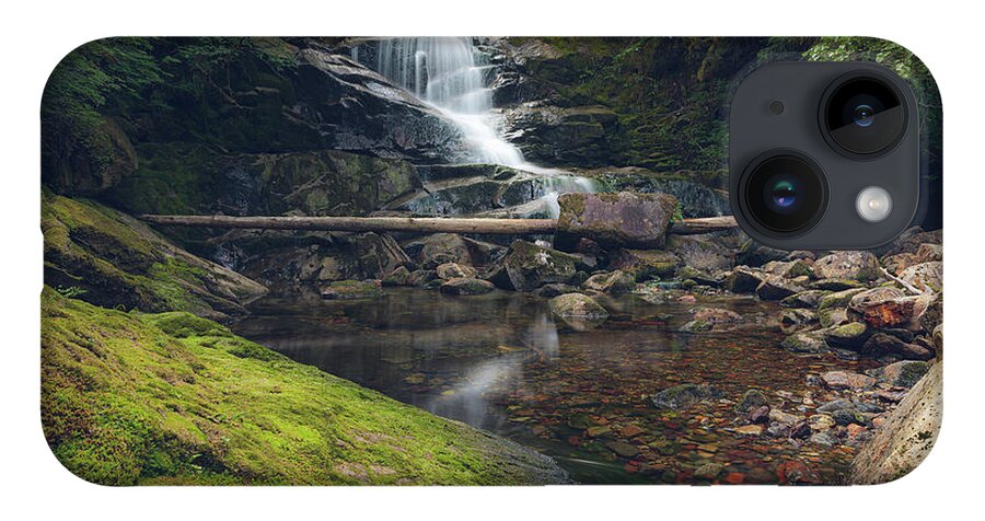 Waterfall iPhone 14 Case featuring the photograph Quiet Falls 2 by Michael Rauwolf