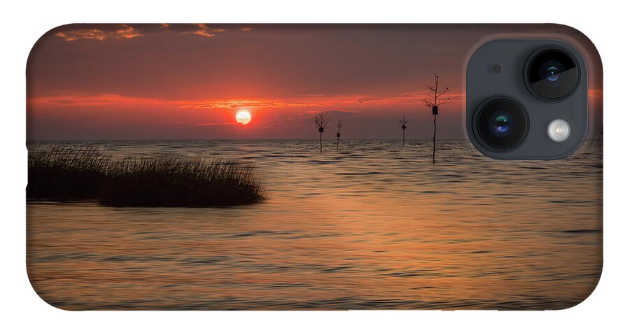 Rock Harbor Beach iPhone 14 Case featuring the photograph Quiet Moment at Rock Harbor Beach by Sylvia Goldkranz