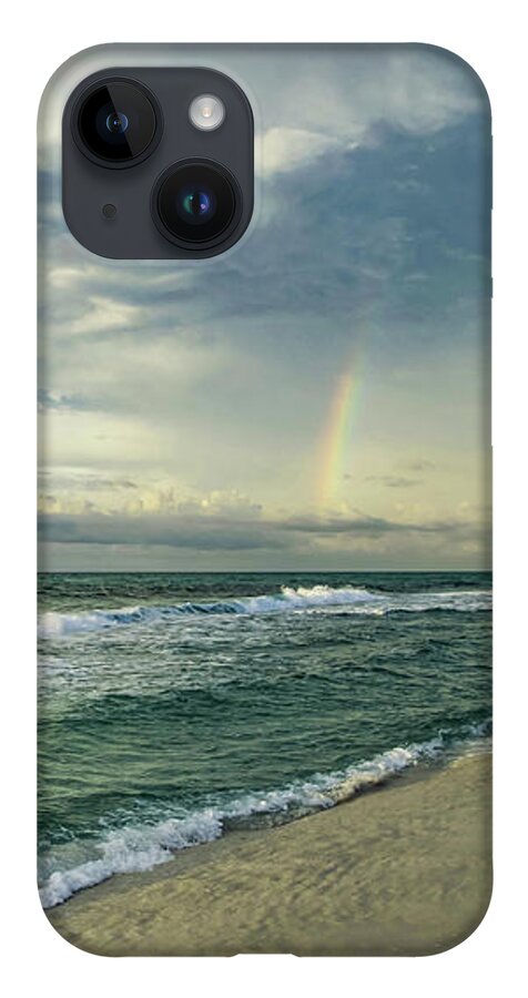 Rainbow iPhone Case featuring the photograph Rainbow Beach by Beachtown Views