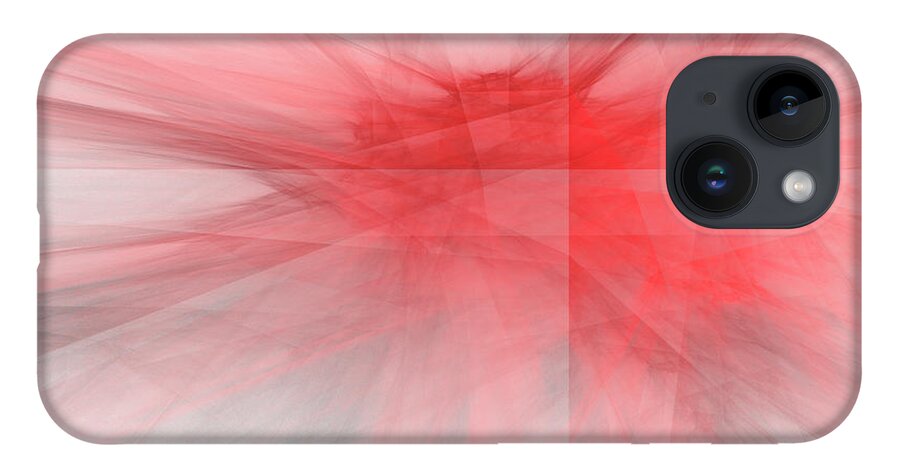 Rick Drent iPhone Case featuring the digital art Red Chrystalene by Rick Drent