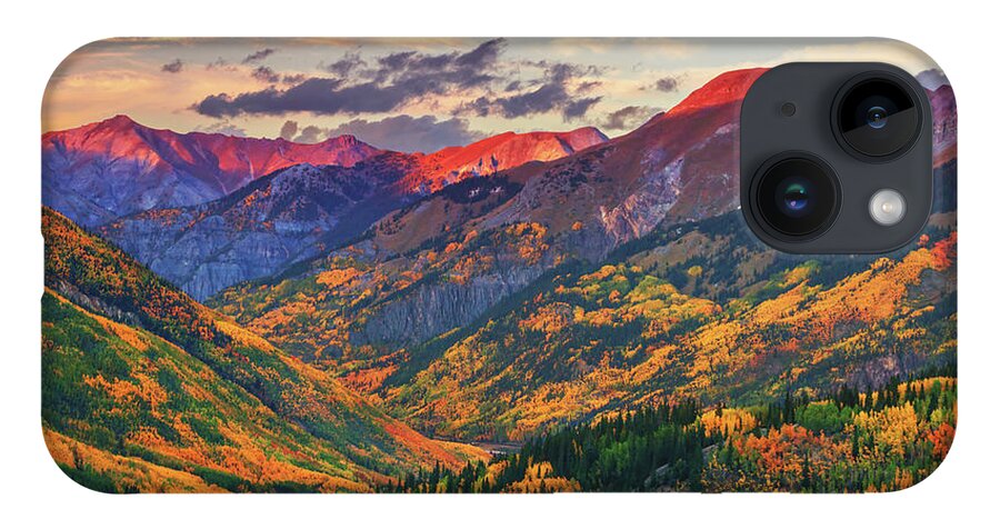 Colorado iPhone 14 Case featuring the photograph Red Mountain Pass Sunset by Darren White