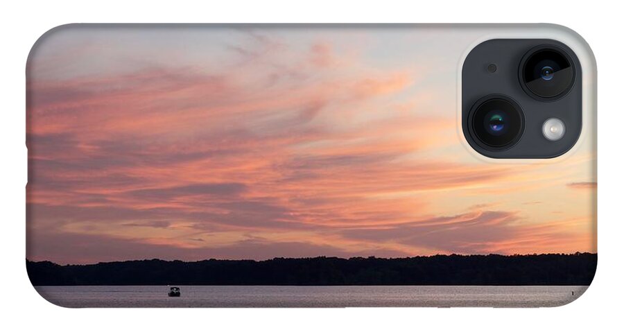 Sunset iPhone 14 Case featuring the photograph Red Sky at night by Yvonne M Smith