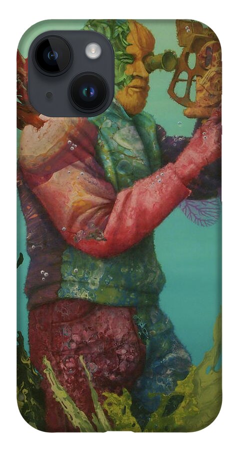Ocean iPhone Case featuring the painting Reef Sighting by Marguerite Chadwick-Juner