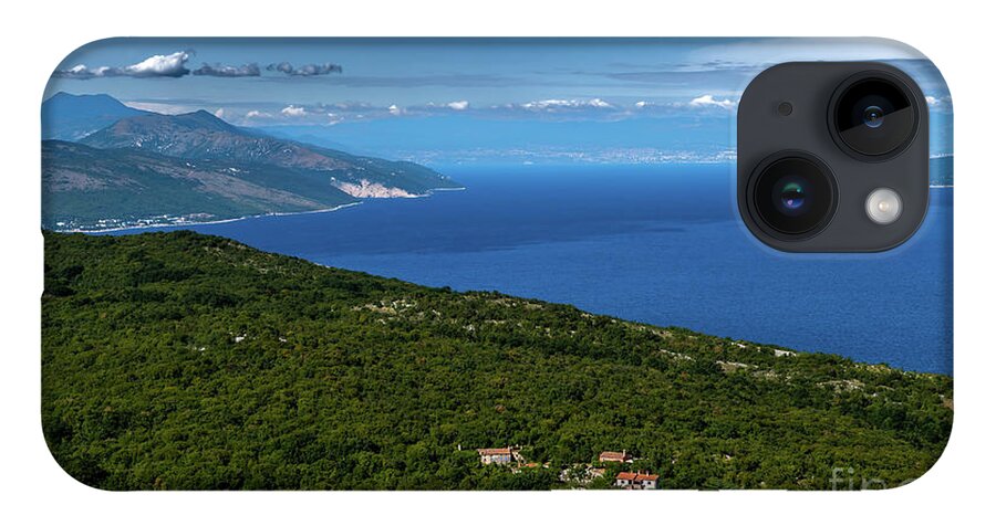 Croatia iPhone Case featuring the photograph Remote Village Near The City Of Rabac At The Cost Of The Mediterranean Sea In Istria In Croatia by Andreas Berthold