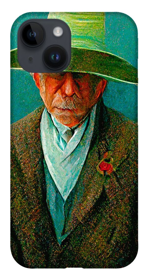 Rene Magritte iPhone Case featuring the digital art Rene Magritte #1 by Craig Boehman