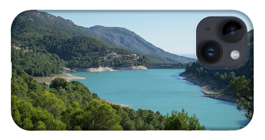 Lake iPhone 14 Case featuring the photograph Reservoir of Guadalest by Adriana Mueller