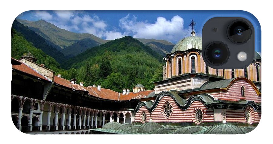  iPhone 14 Case featuring the photograph Rila Monastery by Annamaria Frost