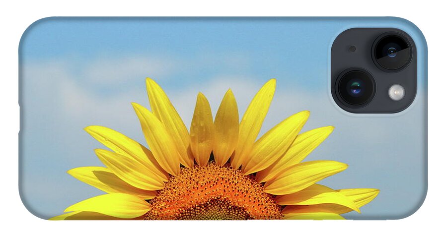 Sunflower iPhone 14 Case featuring the photograph Rising Sun by Lens Art Photography By Larry Trager