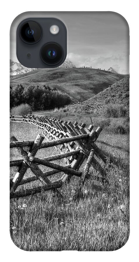 Wyoming iPhone 14 Case featuring the photograph Road To Tetons by Randall Dill