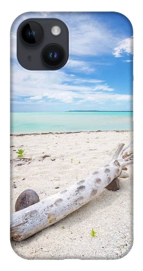 Driftwood iPhone 14 Case featuring the photograph Robinson Crusoe's Living Room by Becqi Sherman
