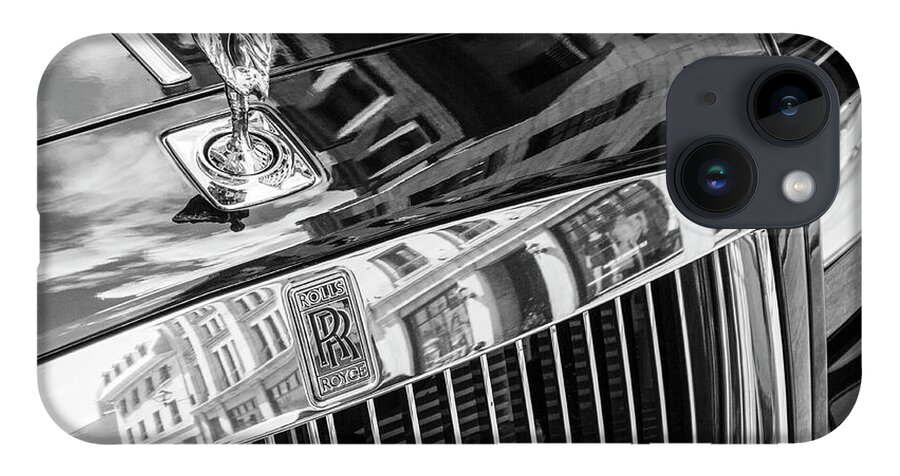 Rolls Royce iPhone 14 Case featuring the photograph Rolls in Montreal by Jim Whitley