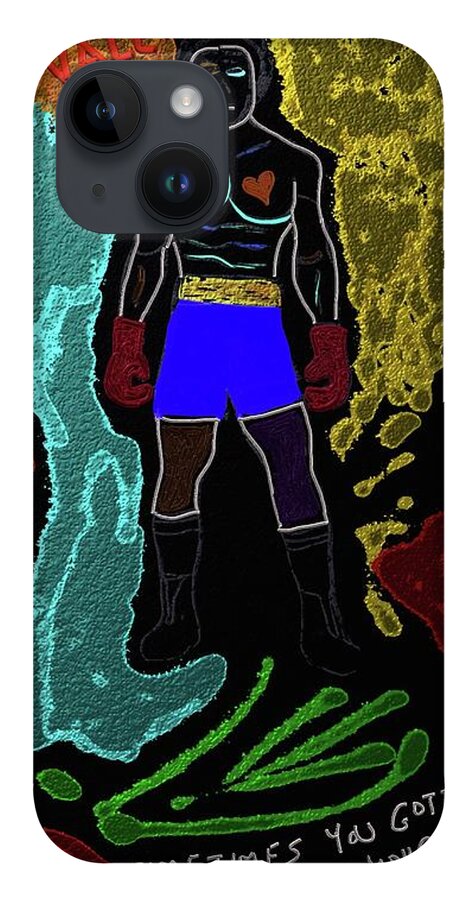 Boxer iPhone 14 Case featuring the digital art Roman Valentine by ToNY CaMM