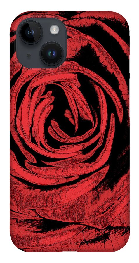 Rose iPhone 14 Case featuring the digital art Rose by MPhotographer