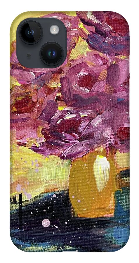 Roses iPhone 14 Case featuring the painting Roses on a Sunny Day by Roxy Rich