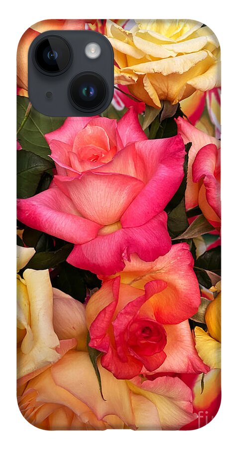 Flower iPhone 14 Case featuring the photograph Roses, Roses by Jeanette French
