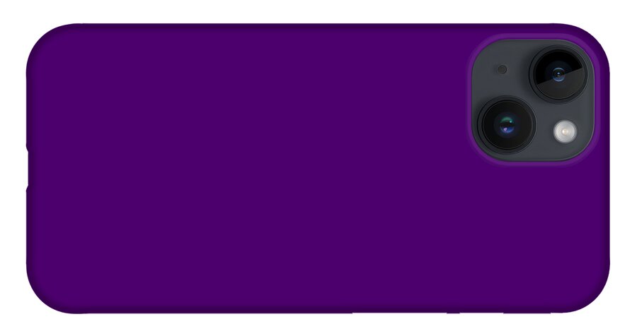 Royal Purple iPhone 14 Case featuring the digital art Royal Purple by TintoDesigns