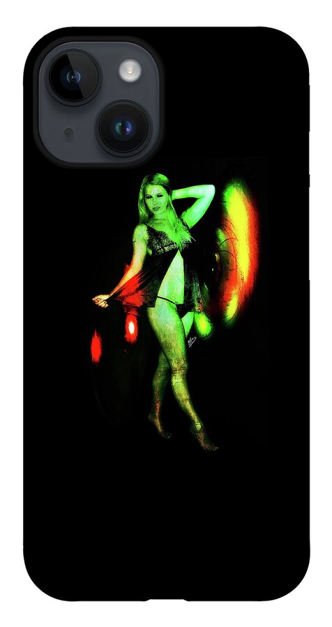 Dark iPhone 14 Case featuring the digital art Ryan 2 by Mark Baranowski