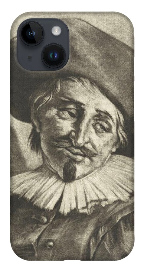 Vintage iPhone Case featuring the painting Sad man, Aert Schouman, after Frans Hals, 1720 by MotionAge Designs
