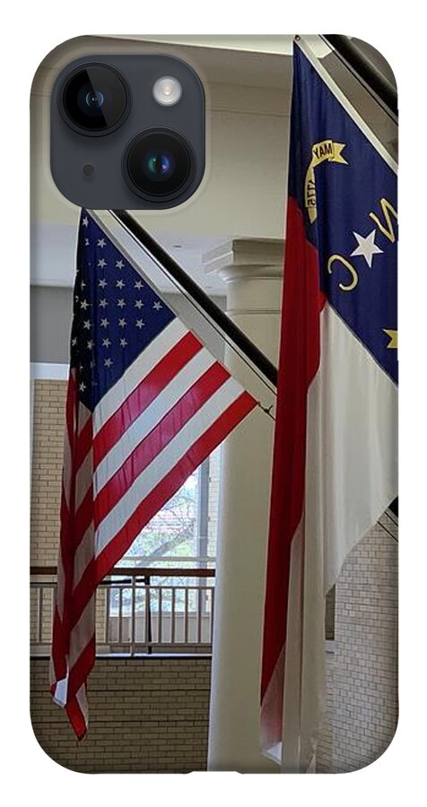Flag iPhone 14 Case featuring the photograph Salute by Lee Darnell