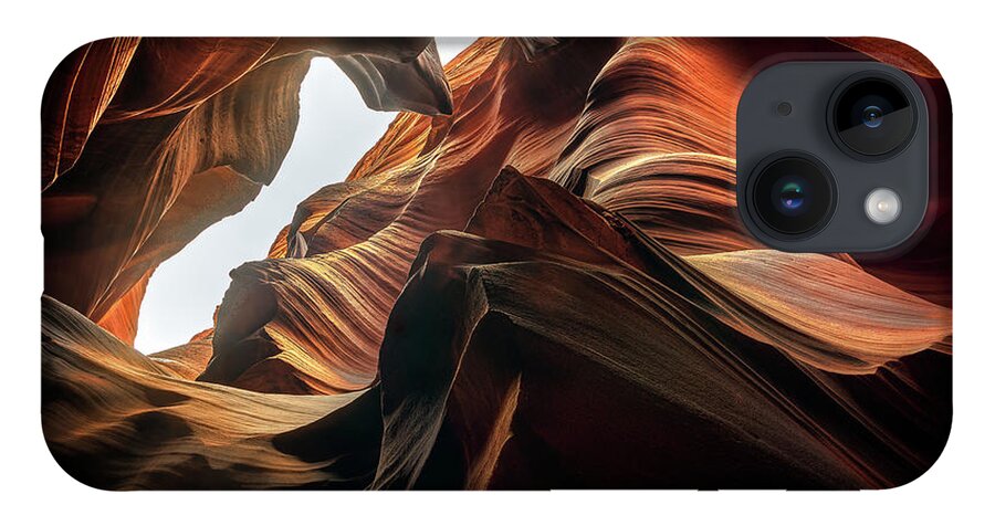 Sandstone Canyons iPhone 14 Case featuring the photograph Sandstone Canyons by Doug Sturgess