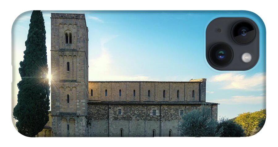 Montalcino iPhone Case featuring the photograph Sant Antimo Abbey in the Morning by Stefano Orazzini