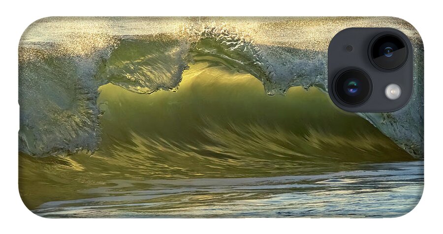 Ocean Wave iPhone 14 Case featuring the photograph Santa Cruz Wave #2 by Carla Brennan