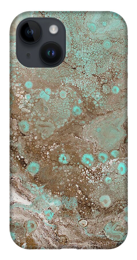 Ocean iPhone 14 Case featuring the painting Seaglass II by Tamara Nelson